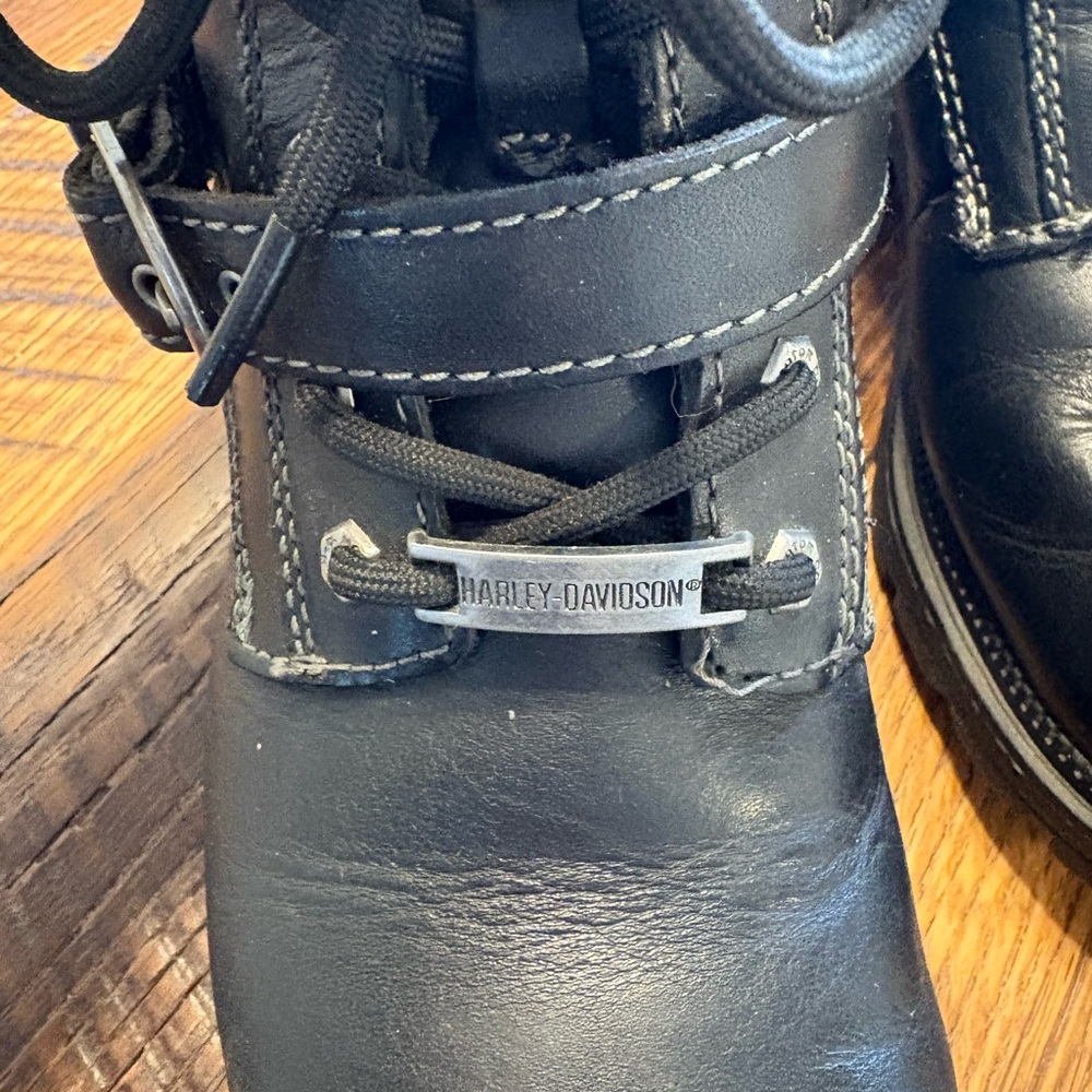 Harley-Davidson Tegan Lace Up with Side Zipper Boot - Picture 3 of 6